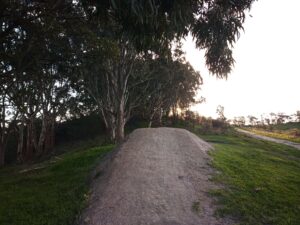 Gentle table top jump at Haunted Hills